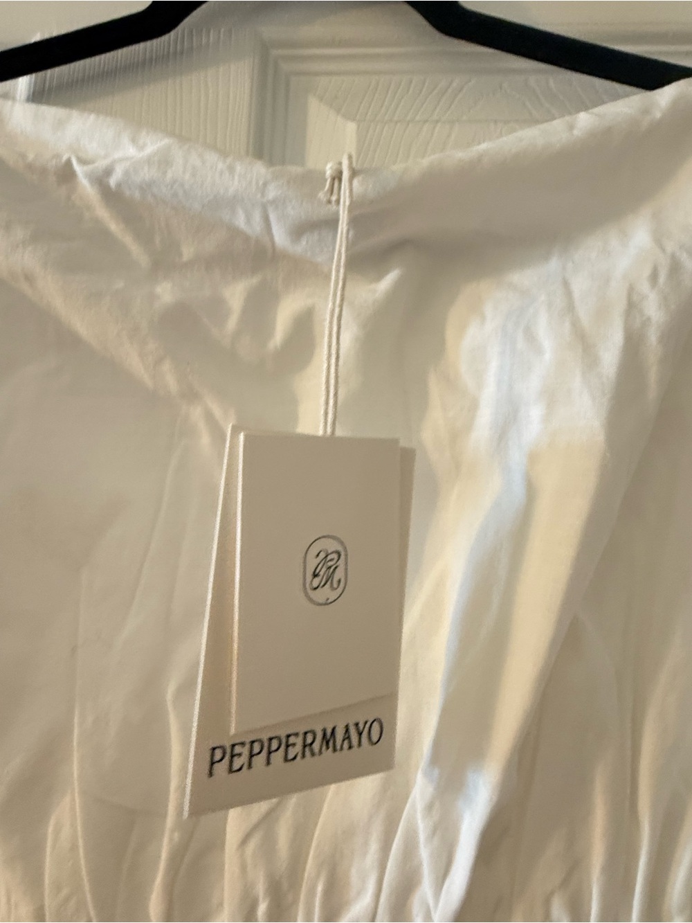Ember Haze Boat Neck Mini Dress - Off White - Picture 8 of 8